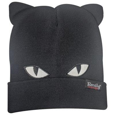 Emily the Strange Beanie - Women's Winter Hat - Mystery the Cat (77417)