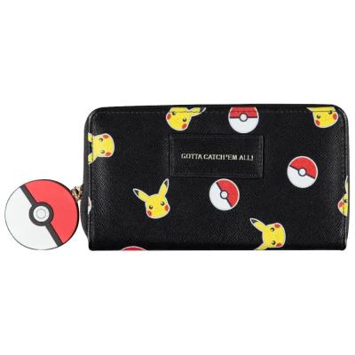 Nintendo Pokemon Purse - Women's - Pikachu Zip Around Wallet (77449)