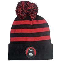 Emily the Strange Beanie - Women's Winter Hat - Striped Bobble Hat